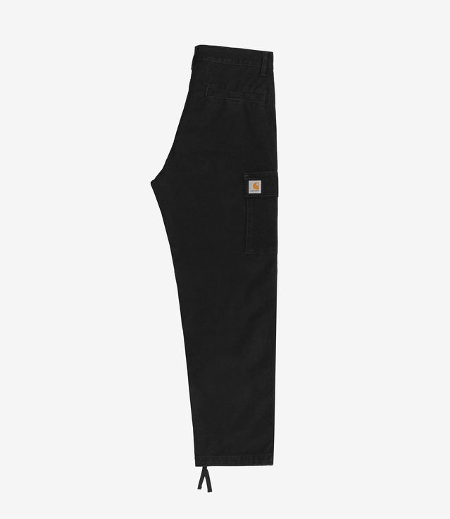 Shop Carhartt WIP Keyto Cargo Pant 'Marshall' Canvas Black Heavy Stone