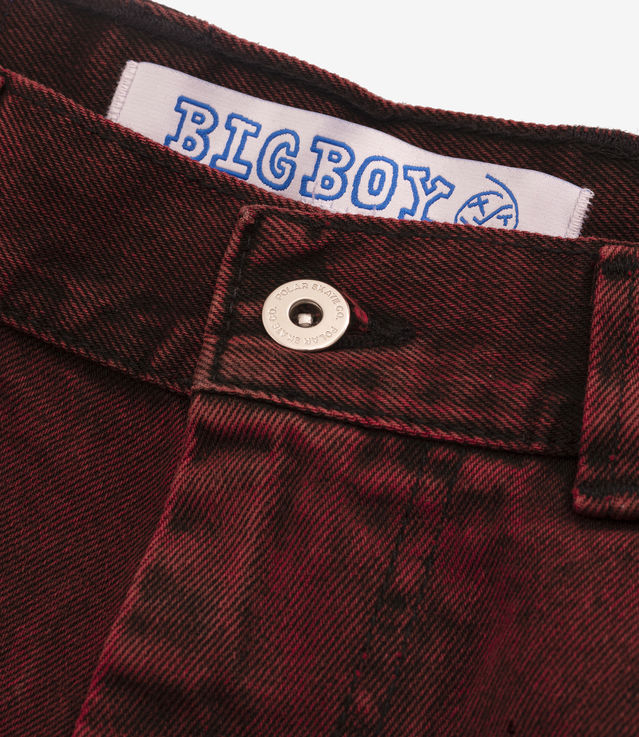 Shop Polar Skate Co Big Boy Jeans Red/Black at itk online store Shop Polar Skate Co Big Boy Jeans Red/Black at itk online store