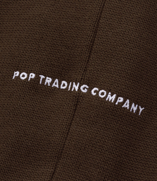 Shop Pop Trading Company Smoking Dragon Knitted Crewneck