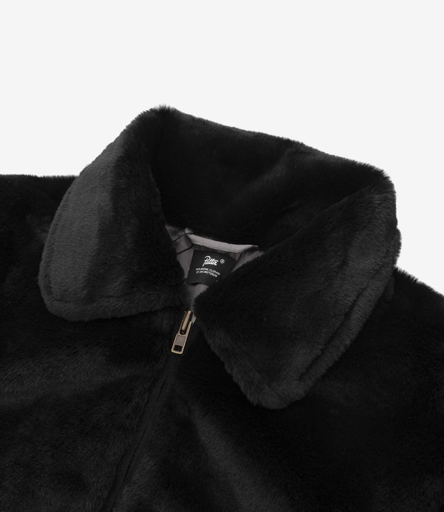 FAKE FUR COACH JACKET【BLACK TAG】 | tattoostudio