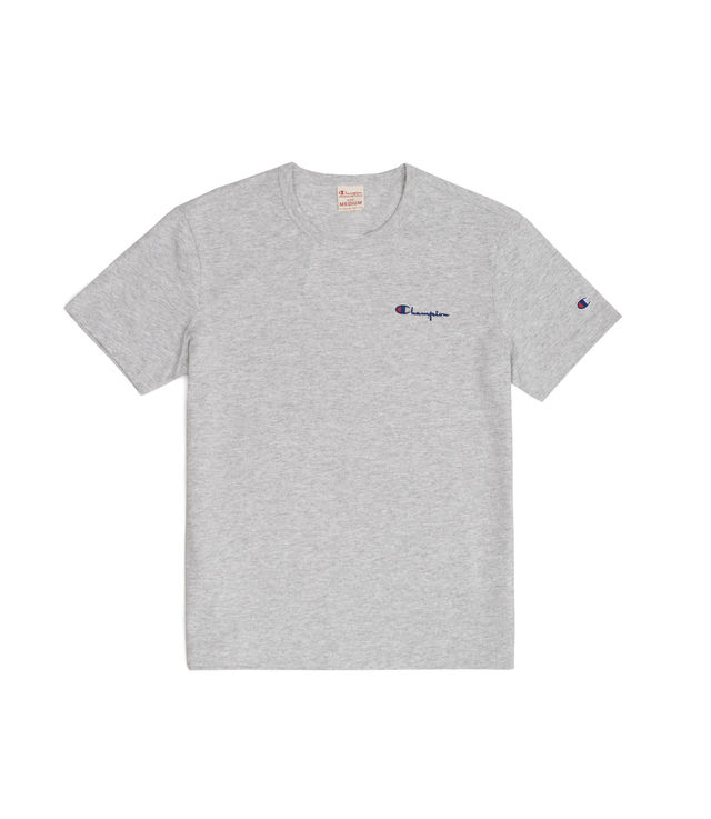 Champion reverse weave cheap small script logo tee