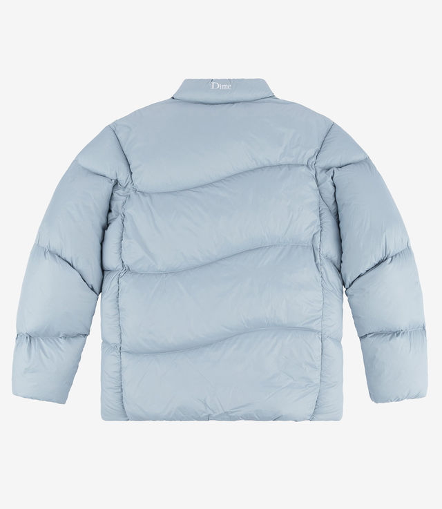 Shop Dime Midweight Wave Puffer Gray Sky at itk online store