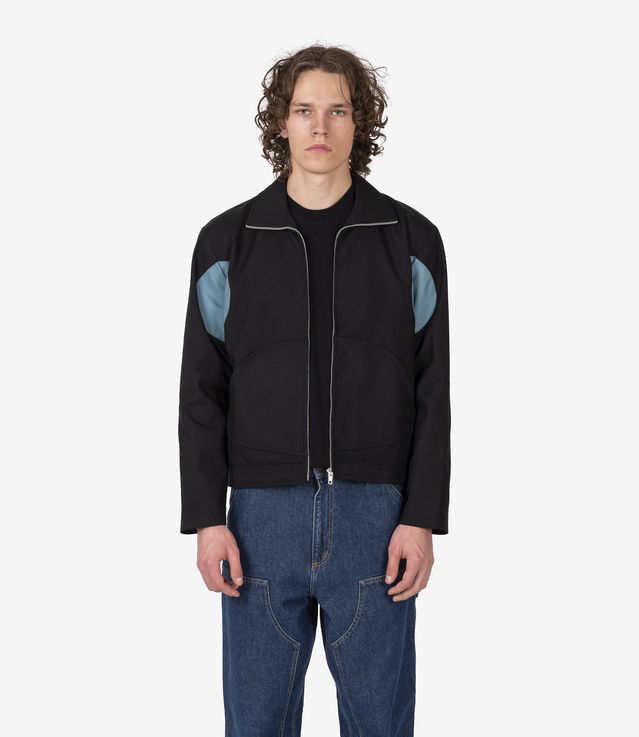 Shop Affxwrks Work Jacket Cordura Ripstop Black/Service Blue Shop Affxwrks Work Jacket Cordura Ripstop Black/Service Blue