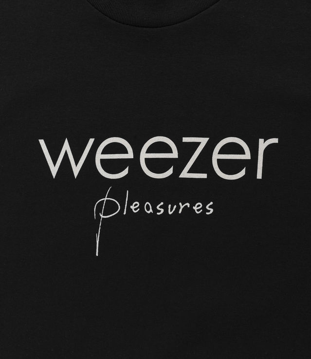 Shop Pleasures x Weezer Pinkerton T-Shirt Black at itk