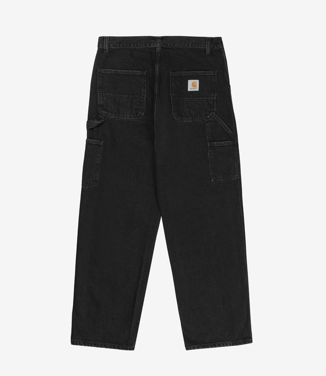 Shop Carhartt WIP Brandon SK Pant 'Smith' Denim Black Stone Washed 