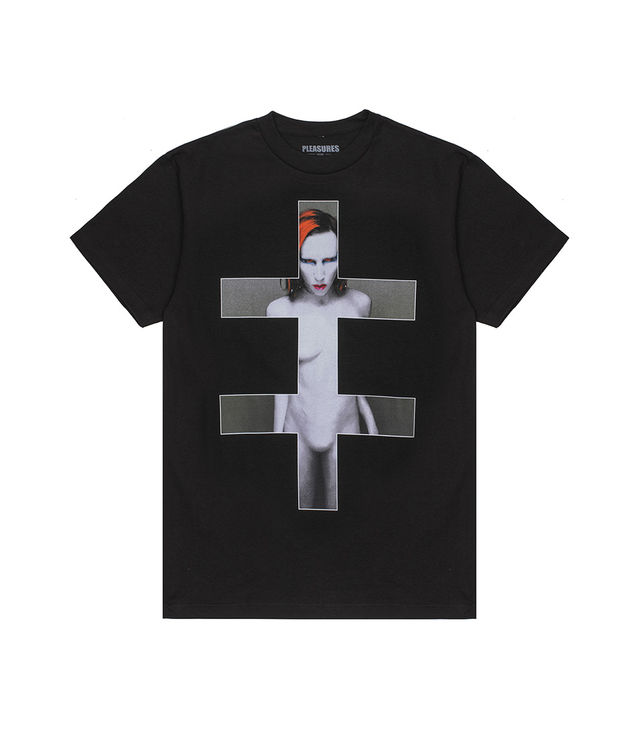PLEASURES×MARILYN MANSON ロングTシャツ