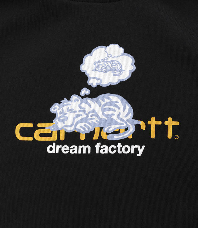 CARHARTT★ HOODED DREAM FACTORY SWEATSHIRT ★3色 Shop Carhartt WIP Hooded Dream Factory Sweatshirt Black at