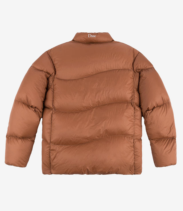 Shop Dime Midweight Wave Puffer Burnt Orange at itk online store