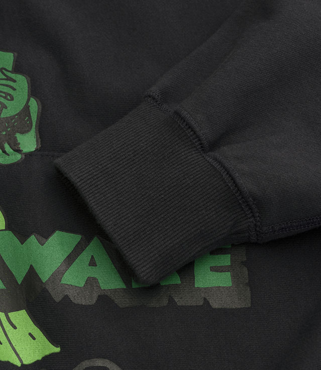 Shop Awake NY x Stefan Meier Printed Hoodie Charcoal at itk