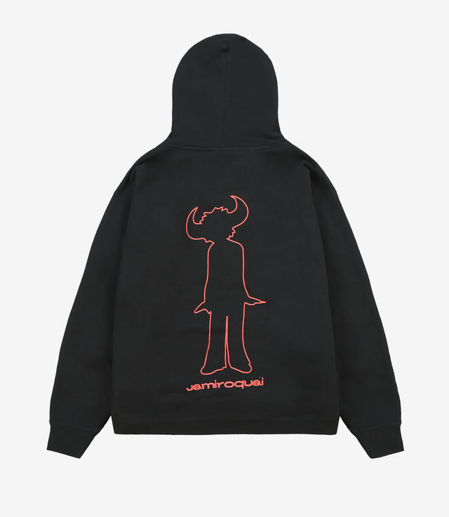 Sweat à Capuche Officiel Jamiroquai - Logo Neon, Coupe Classique, 241g, Produit Licencié Bravado 2025