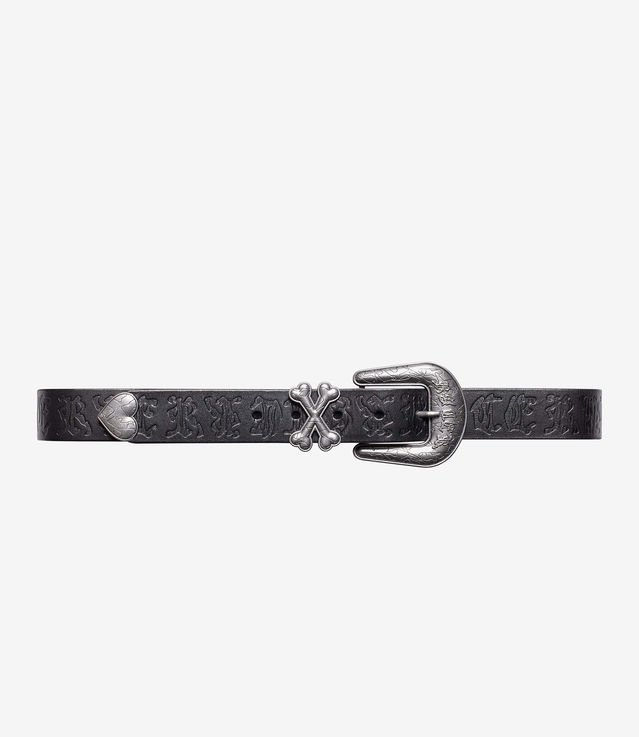 Shop Racer Worldwide Leather Belt Black at itk online store