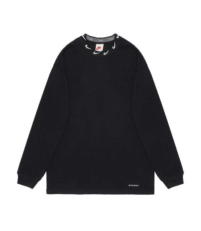 Shop Nike x Stussy LS Knit Top Black at itk online store