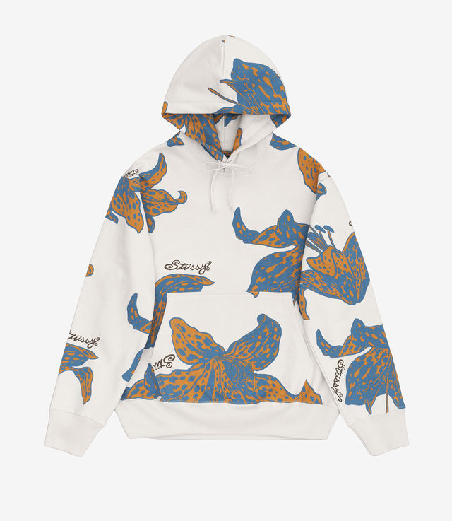 Stussy cheap floral hoodie