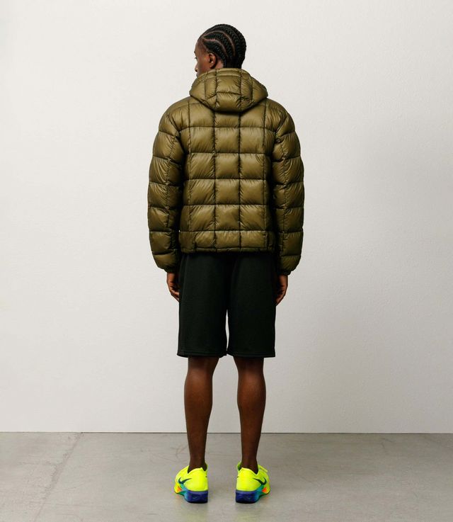 Shop Stussy Midweight Hooded Puffer Olive at itk online store