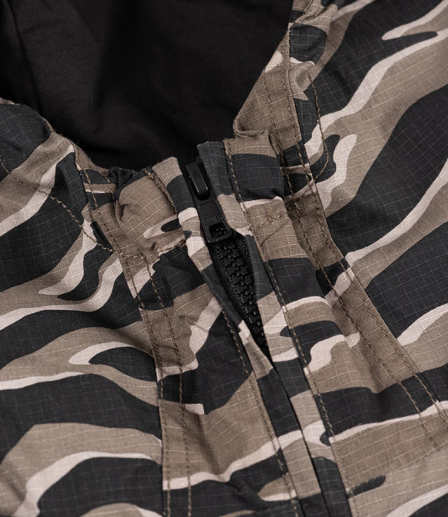 Shop Patta Tiger Stripe Camo Ripstop Jacket Green at itk