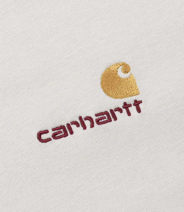 Shop Carhartt WIP L/S American Script T-Shirt Natural at itk online store