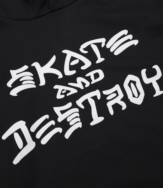 Shop Thrasher Skate And Destroy Hood Black at itk online store