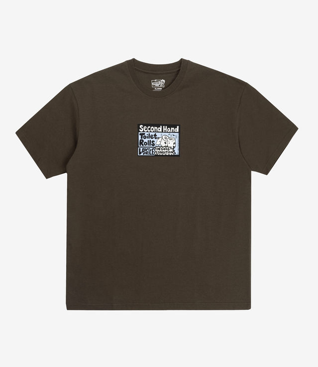 Shop Polar Skate Co Classifieds Tee Brown at itk online store