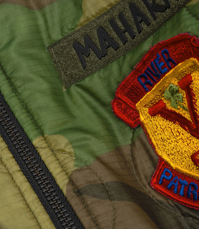 Shop Maharishi Upcycled Spring Tour Jacket Military Surplus