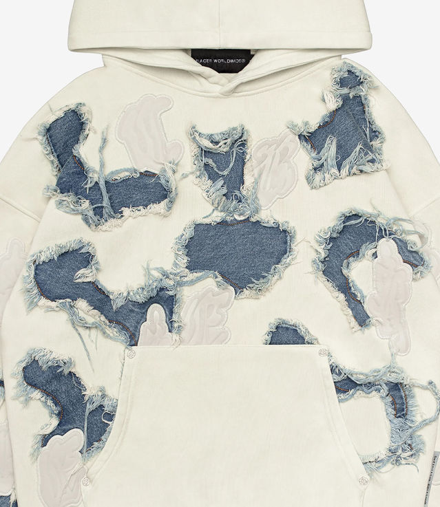 Shop Racer Worldwide Definitive Patch Hoodie White at itk