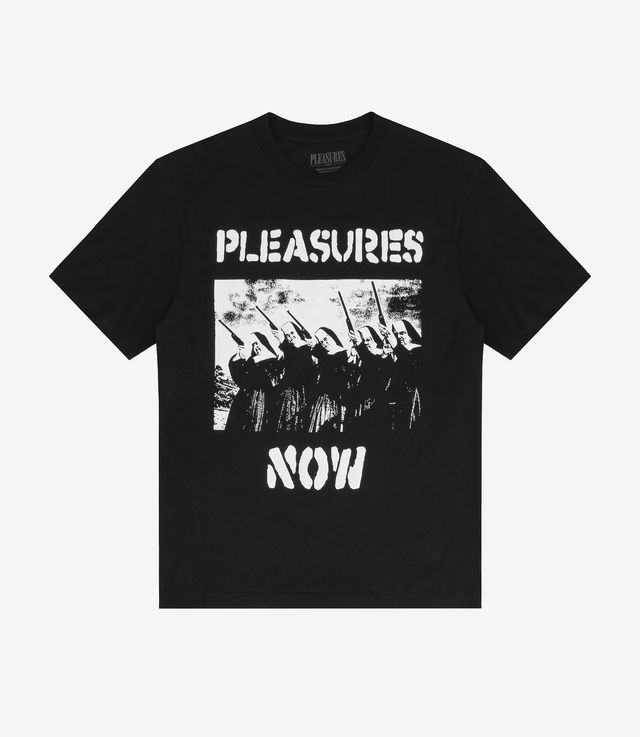 Shop Pleasures Nuns T-Shirt Black at itk online store