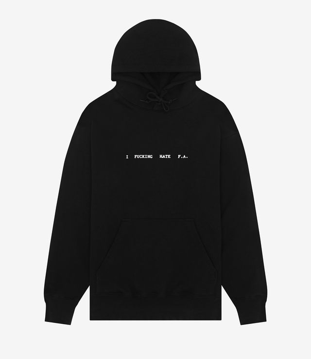 Shop Fucking Awesome Hate FA Hoodie Black at itk online store