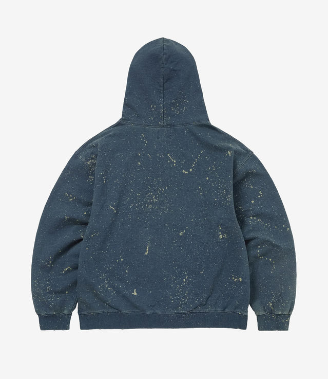 【thisisneverthat】Indigo Dyed Zip Up Hoodie thisisneverthat - Indigo Dyed Zip Up Hoodie (Blue) | HHV