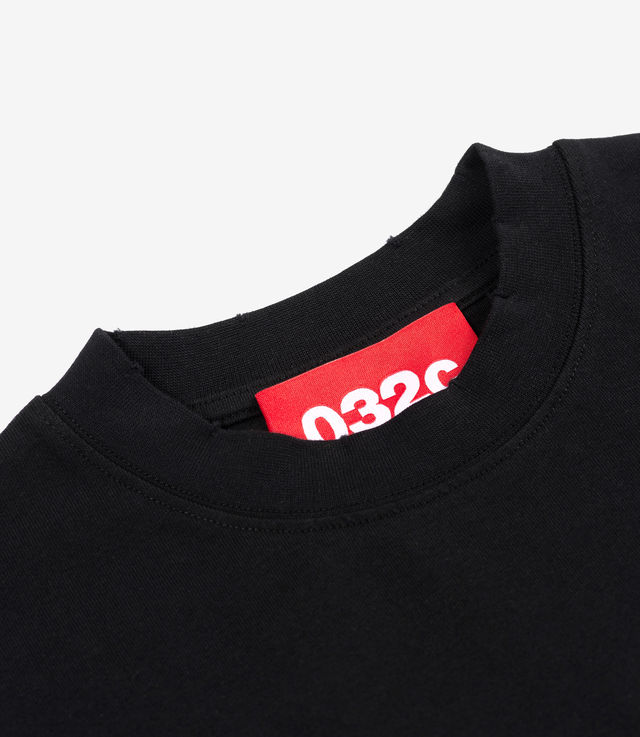 Shop 032c Mayhem Oversized Longsleeve Washed Black at itk