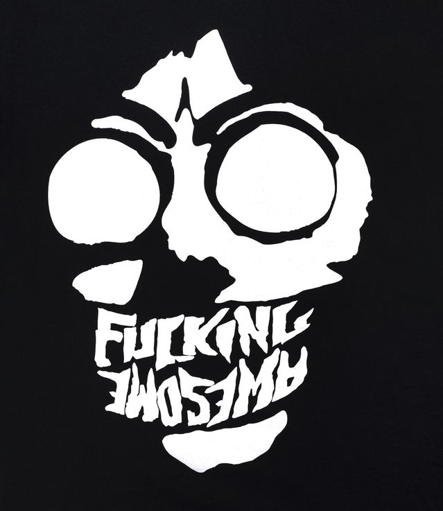 【FUCKING AWESOME】 FANGS TEE BLACK Fucking Awesome Fangs T-shirt / Black – Livestock