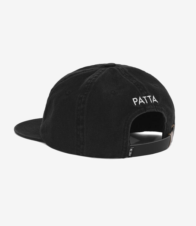 Script P Hat Shop Patta Washed Script P Sport Cap Raven at itk online store