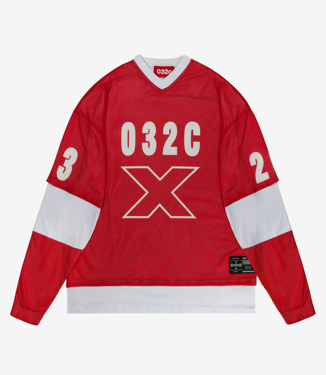 人気 ☆ 032C ☆ LAX LAYERED LONGSLEEVE RED cee0156008_col_00.jpg