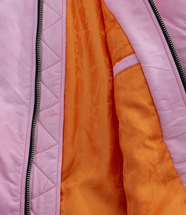 Yuse LINE STITCH NYLON BOMBER JACKET 韓国 1.2169jr251.nhtsky.night-sky.