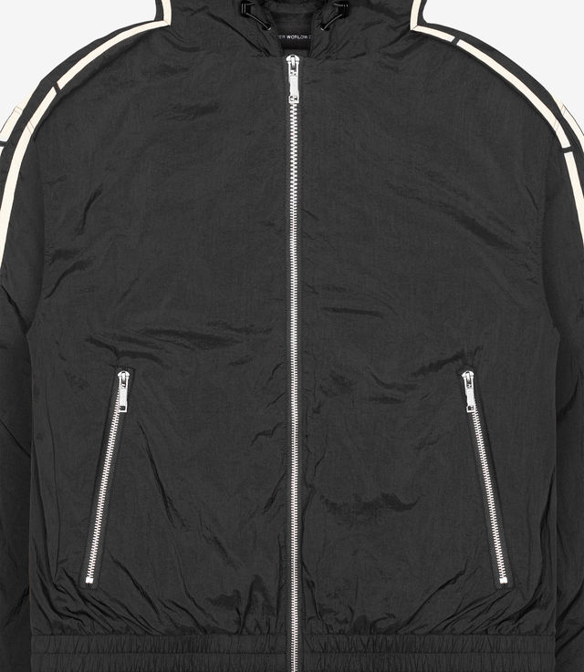 Shop Racer Worldwide Nylon Track Jacket Black at itk online Shop Racer Worldwide Nylon Track Jacket Black at itk online