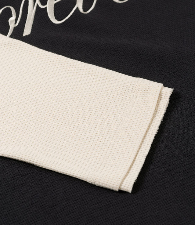 Tシャツ・カットソー MISBHV DOUBLE LAYERED FOREVER POLO (250M152 BLACK WHIT) Forever Double Layered Polo