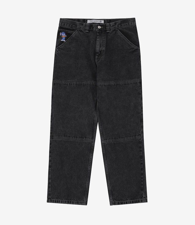 Shop Polar Skate Co '93 Work Pants Washed Black at itk online store