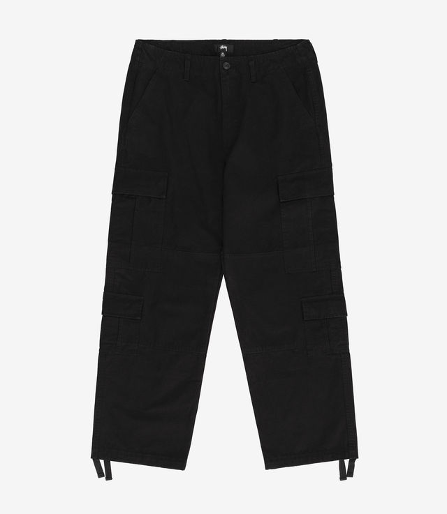 Shop Stussy Ripstop Surplus Cargo Black at itk online store