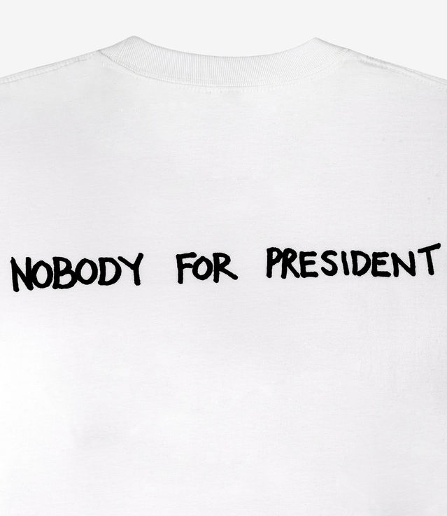 【FUCKING AWESOME】NOBODY FOR PRESIDENT TEE WHITE Fucking Awesome - Nobody for President T-Shirt in White – Stoy