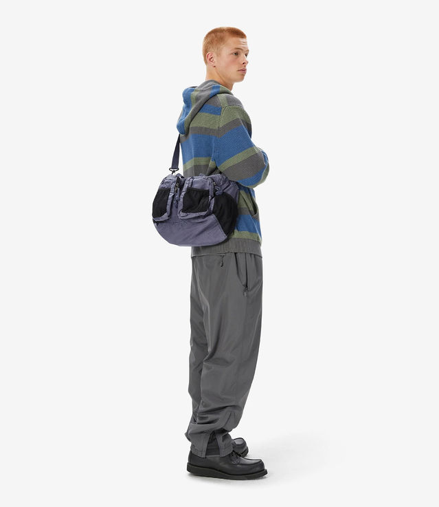 バッグ thisisneverthat Overdyed Shoulder Bag Overdyed Shoulder Bag - Light Charcoal | UP THERE