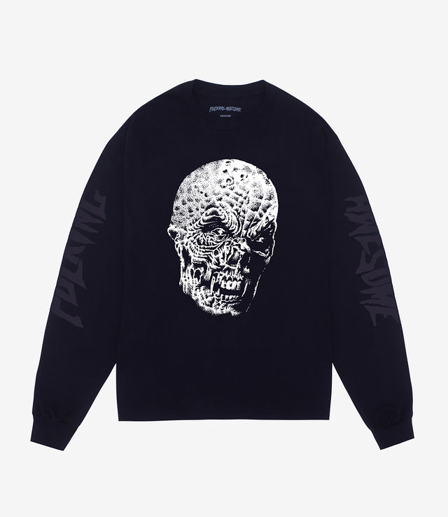 【FA】Fucking Awesome Facer LS Tee Shop Fucking Awesome Facer L/S Tee Black at itk online store