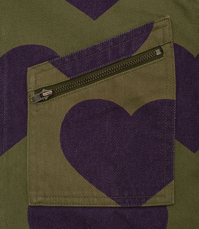 Shop Awake NY Hearts Harrington Jacket Army at itk online store