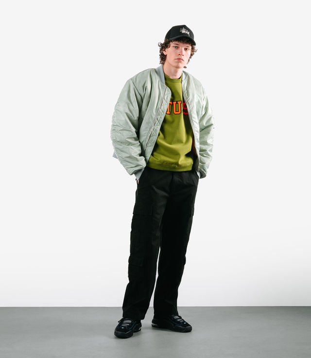 Shop Stussy Dyed Nylon Bomber Stone at itk online store