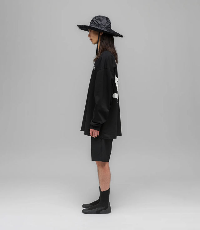 Shop 032c Mayhem Oversized Longsleeve Washed Black at itk