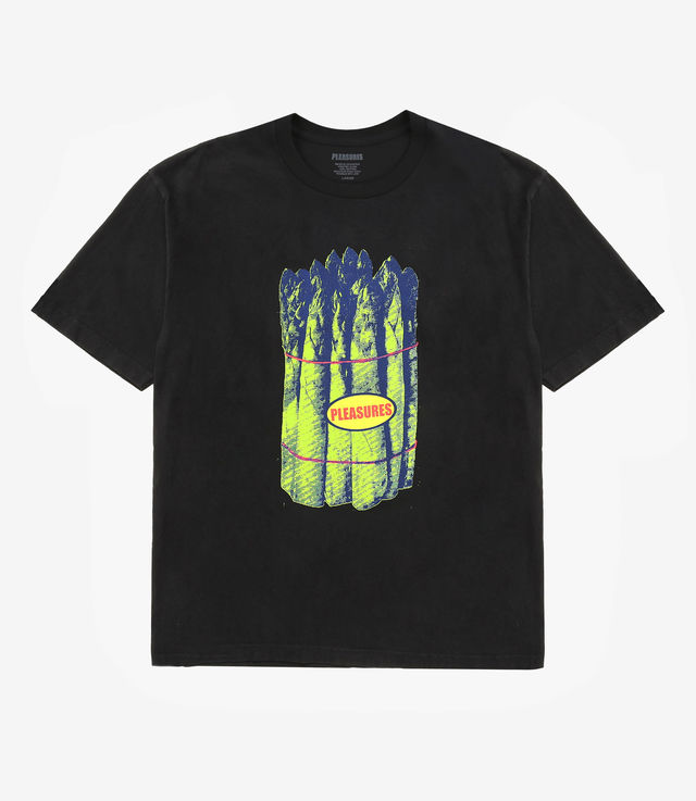 【PLEASURES】 VEGGIE T-SHIRT Black Shop Pleasures Veggie T-Shirt Black at itk online store
