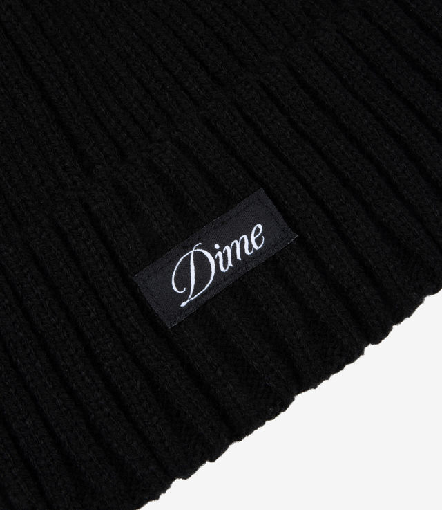Shop Dime Cursive Fold Beanie Black at itk online store