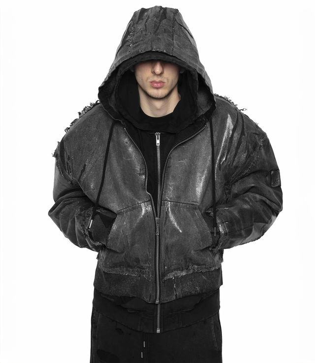 Shop Racer Worldwide Waxed Bomber Black at itk online store