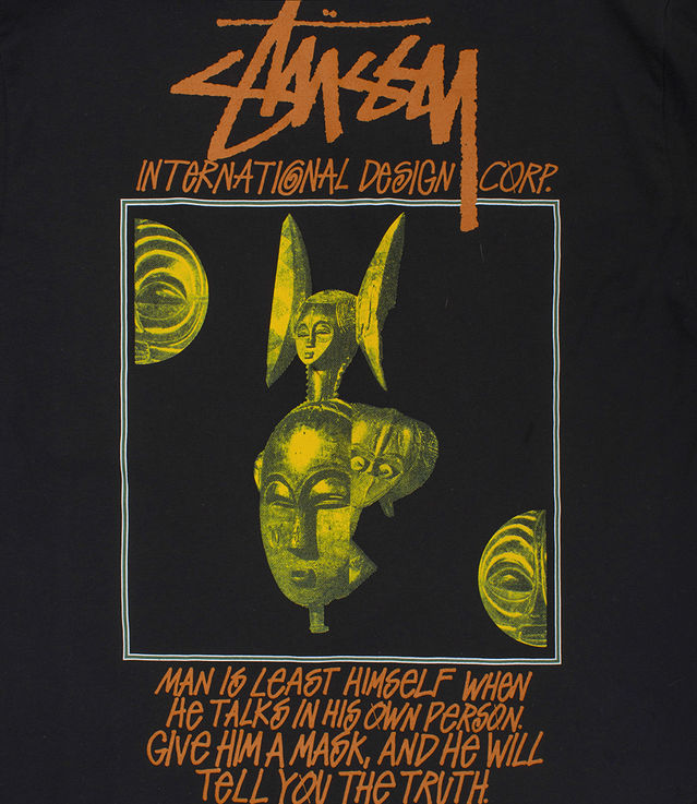 【Stussy】MASKED★Tシャツ★半袖 STUSSY ステューシー Tシャツ 半袖 メンズ Tribal Mask ( stussy