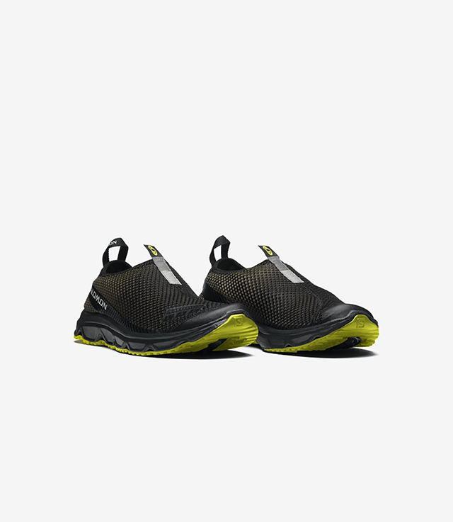 スニーカー Salomon RX Moke 30 Black Olive Night Sulfur Spring Shop Salomon RX Moc 3.0 Black/Olive Night/Sulphur Spring at