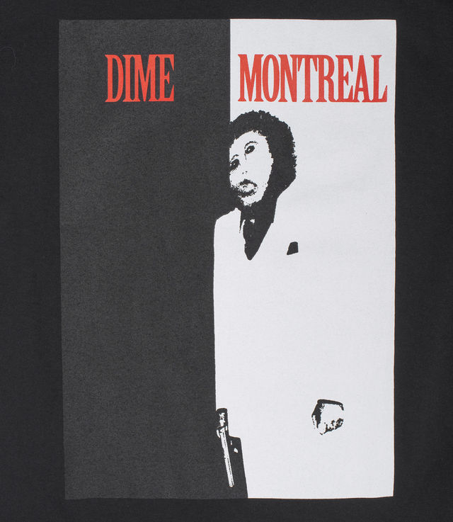 Shop Dime Restoration Face T-Shirt Black at itk online store
