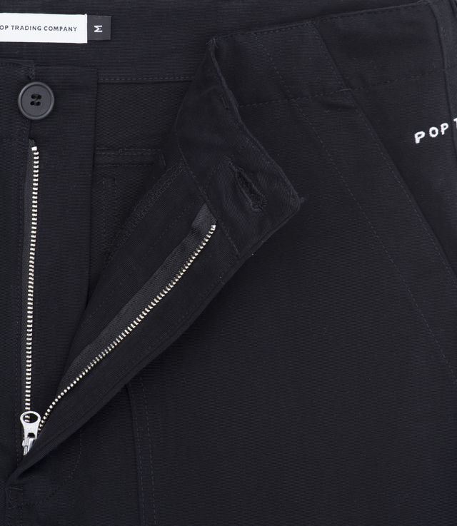 Shop Pop Trading Company Phatique Farm Pants Black at itk