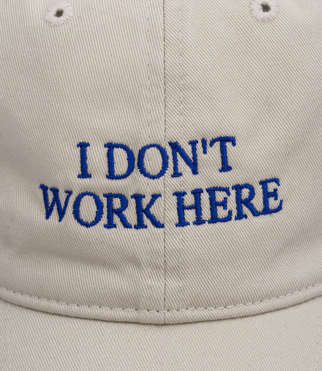 Norse Store  Shipping Worldwide - IDEA I don't Work here Cap - Beige